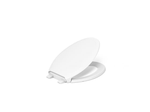 Kohler Rutledge Nightlight ReadyLatch Quiet-CloseE elongated toilet seat - White