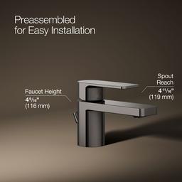Kohler | Parallel | Single Handle Faucet - Vibrant Titanium - image 3