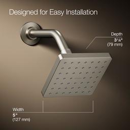 Kohler | Parallel | Shower Head - Vibrant Brushed Nickel - image 3