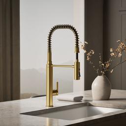 Kohler | Purist | Retractable Faucet - Vibrant Brushed Moderne Brass - image 2