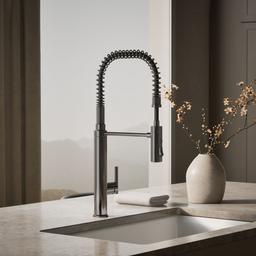 Kohler | Purist | Deck Mounted Kitchen Faucet - Vibrant Titanium - image 2