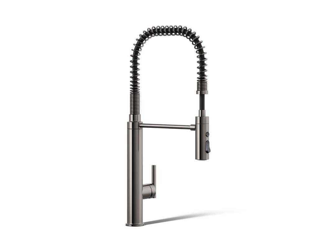 Kohler | Purist | Deck Mounted Kitchen Faucet - Vibrant Titanium by Kohler