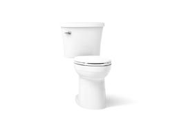 Kohler KingstonE The Complete Solution two-piece elongated toilet, 1.28 gpf - White - image 1