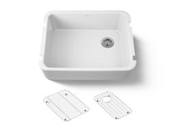Kohler Ironridge 28 in. Undermount Single-Bowl Farmhouse Kitchen Sink - White - image 1