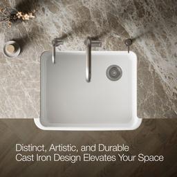 Kohler Ironridge 28 in. Undermount Single-Bowl Farmhouse Kitchen Sink - White - image 4