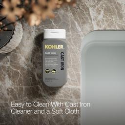 Kohler Ironridge 28 in. Undermount Single-Bowl Farmhouse Kitchen Sink - Ice Grey - image 4