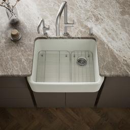 Kohler Ironridge 28 in. Undermount Single-Bowl Farmhouse Kitchen Sink - Dune - image 2