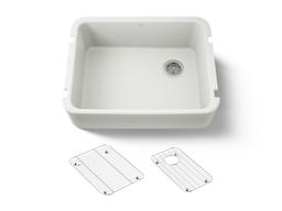 Kohler Ironridge 28 in. Undermount Single-Bowl Farmhouse Kitchen Sink - Dune - image 1