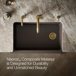 Cairn 34'' undermount single-bowl farmhouse kitchen sink - image 5