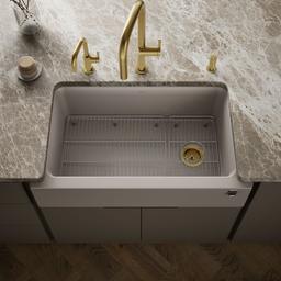 Cairn 34'' undermount single-bowl farmhouse kitchen sink - image 2