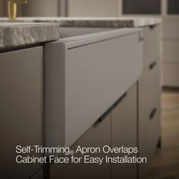 Cairn 34'' undermount single-bowl farmhouse kitchen sink - image 6