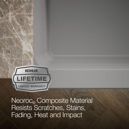 Cairn 34'' undermount single-bowl farmhouse kitchen sink with fluted design - image 10