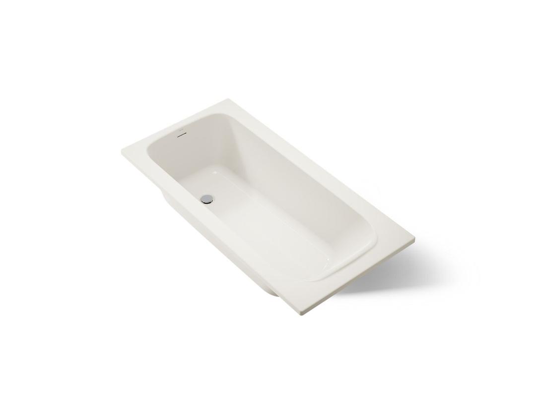 AvecE 60'' x 30'' drop-in bath - Biscuit by Kohler