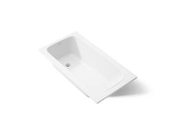 AvecE 60'' x 32'' drop-in bath - White - image 1