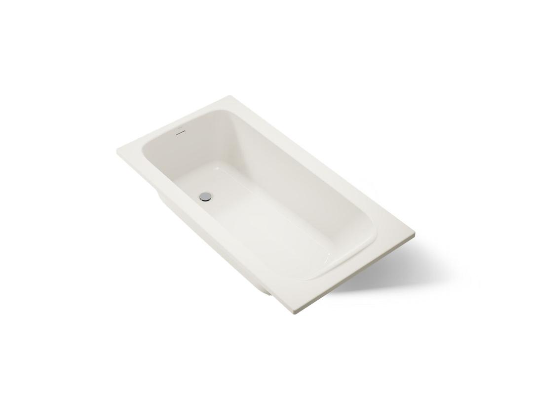AvecE 60'' x 32'' drop-in bath - Biscuit by Kohler