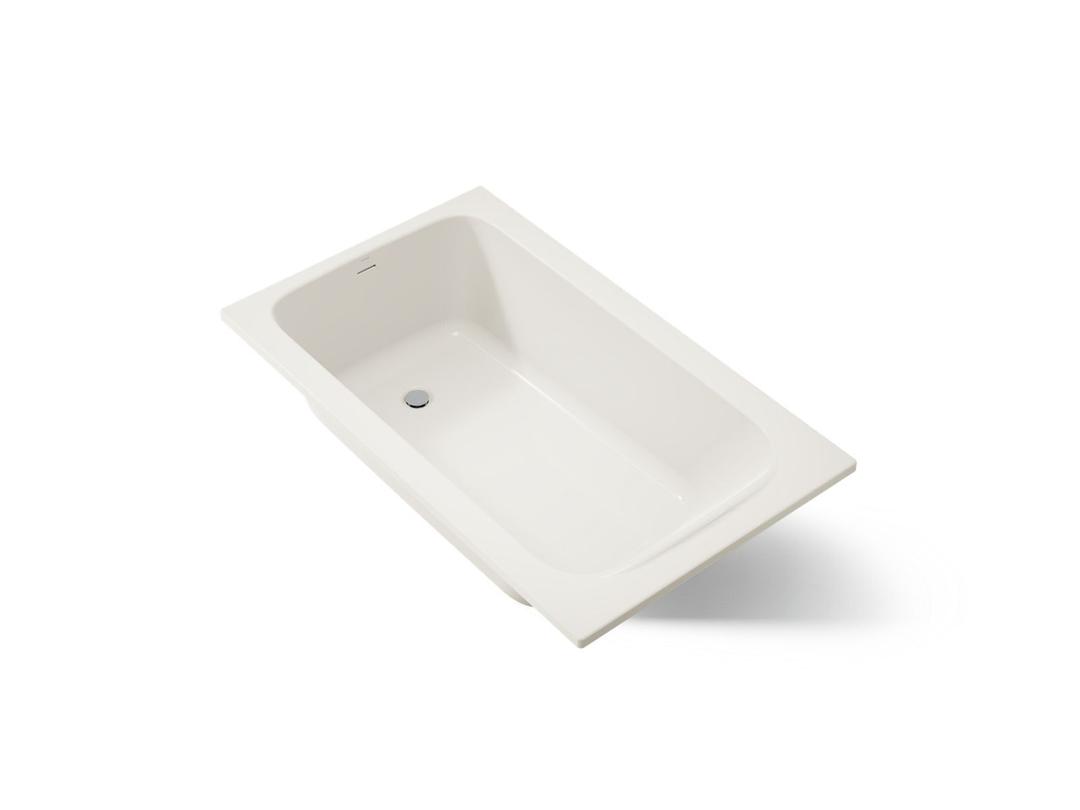 AvecE 60'' x 36'' drop-in bath - Biscuit by Kohler