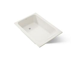 AvecE 60'' x 42'' drop-in bath - Biscuit - image 1