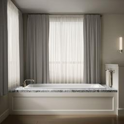 AvecE 72'' x 36'' drop-in bath - White - image 4