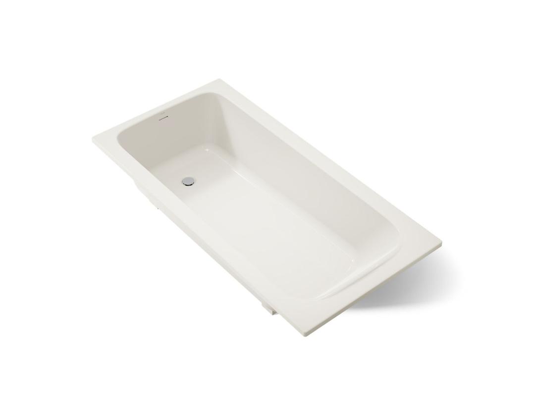 AvecE 72'' x 36'' drop-in bath - Biscuit by Kohler