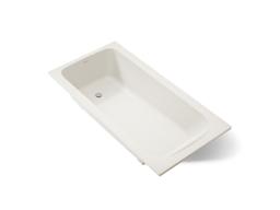 AvecE 72'' x 36'' drop-in bath - Biscuit - image 1