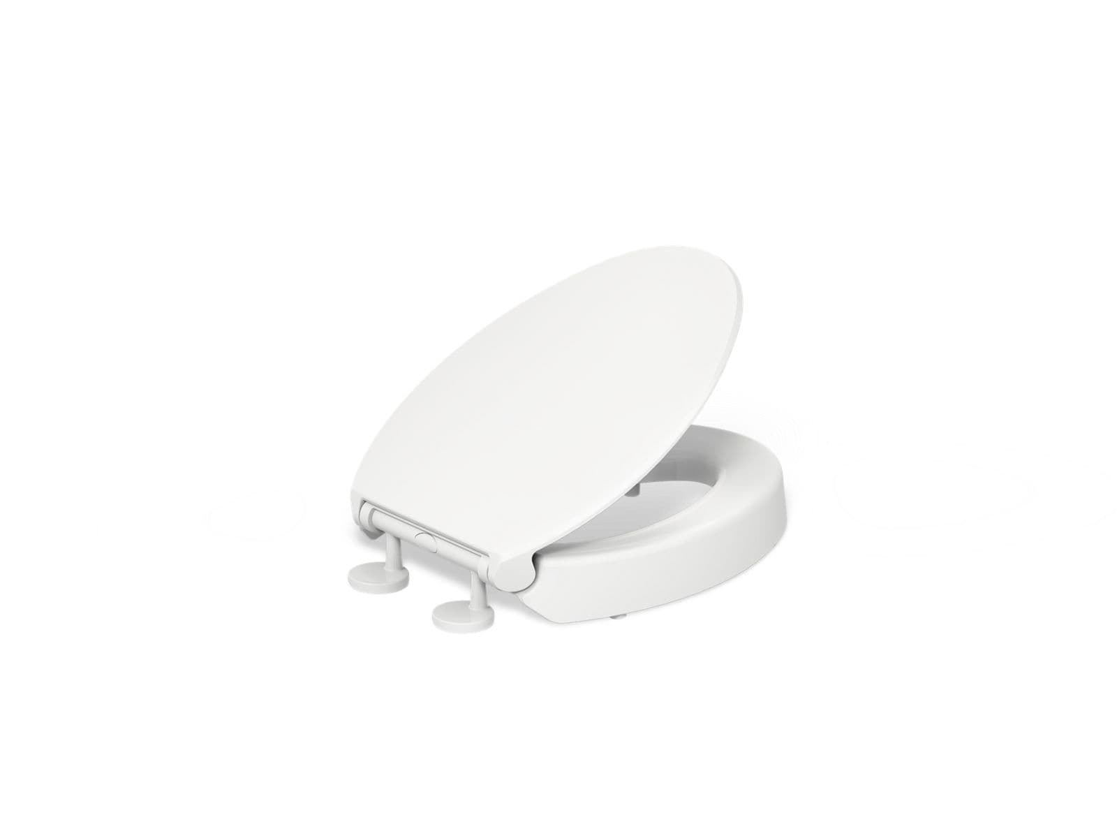 Kohler Hyten® Elevated Quiet-Close™ elongated toilet seat by Kohler