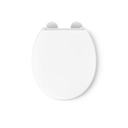 Hyten Elevated Quiet-CloseE round-front toilet seat - image 7