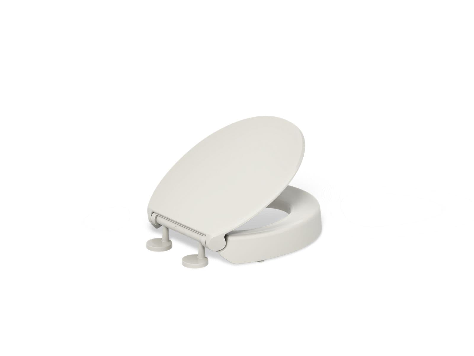 Kohler Hyten® Elevated Quiet-Close™ round-front toilet seat by Kohler