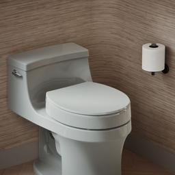 Elevated Quiet-CloseE round-front toilet seat - image 2