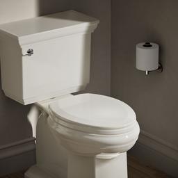 Kohler TrikoE Quiet-CloseE elongated toilet seat - Biscuit - image 2