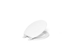 Kohler TrikoE Quiet-CloseE round-front toilet seat - White - image 1