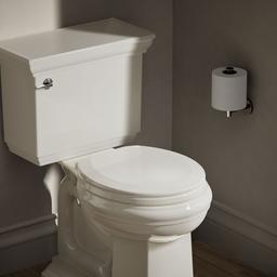 Kohler TrikoE Quiet-CloseE round-front toilet seat - Biscuit - image 2