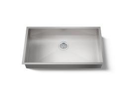Kohler VaultE 32'' undermount single-bowl kitchen sink - Stainless Steel - image 1