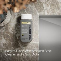 Kohler VaultE 32'' undermount single-bowl kitchen sink - Stainless Steel - image 4