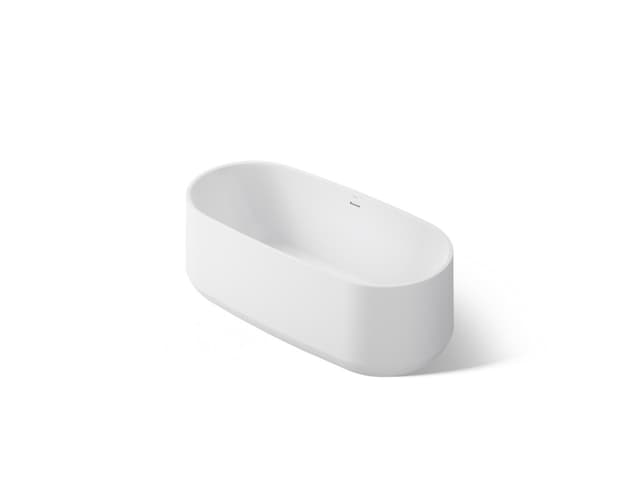 Kohler Ceric 60'' x 29'' freestanding bath - White