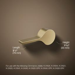 Kohler Cimarron Left-hand trip lever - Vibrant French Gold - image 3