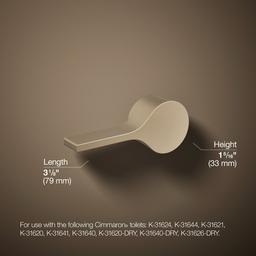 Kohler Cimarron Left-hand trip lever - Vibrant Brushed Bronze - image 3