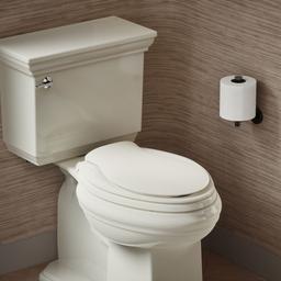 Kohler Transitions Nightlight ReadyLatch Quiet-CloseE elongated toilet seat - Biscuit - image 2