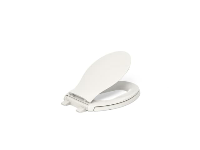 Kohler Transitions Nightlight ReadyLatch Quiet-CloseE elongated toilet seat - Biscuit