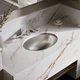 Kohler Rhythm 23-1/4'' oval undermount bathroom sink, no overflow - Not Applicable - image 2