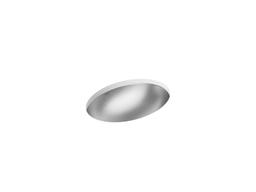 Kohler Rhythm 23-1/4'' oval undermount bathroom sink, no overflow - Not Applicable - image 1