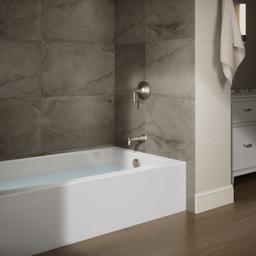 Kohler Entity 60'' x 36'' alcove bath with right drain - White - image 2