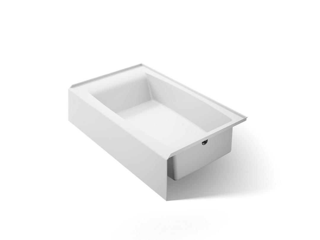 Kohler Entity 60'' x 36'' alcove bath with right drain - White by Kohler