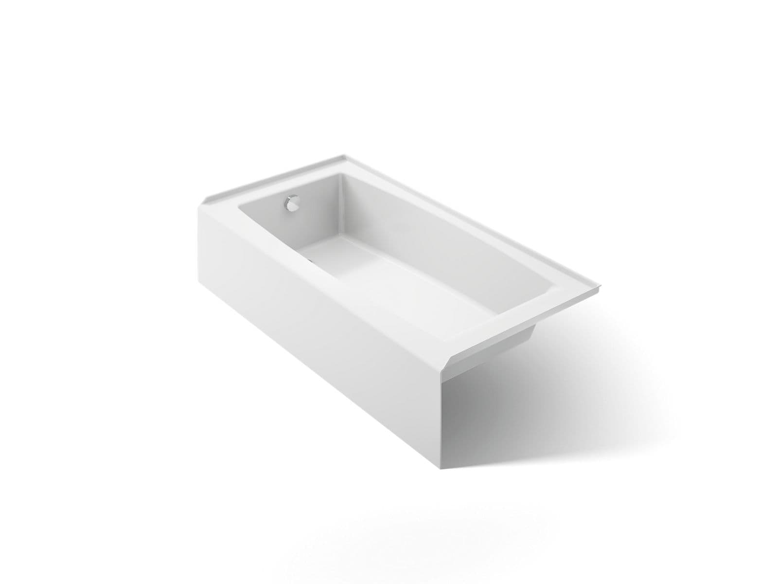 Kohler Entity 60'' x 30'' alcove bath, left drain - White by Kohler
