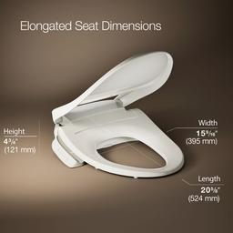 PureWash E545 Elongated bidet toilet seat - image 2