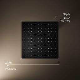 Kohler | Honesty | Rainshower Shower Head - Matte Black - image 3