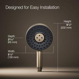 Kohler | Statement | Multi Function Shower Head - Vibrant Brushed Bronze - image 3