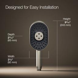 Statement Oblong three-function handshower, 1.75 gpm - image 3