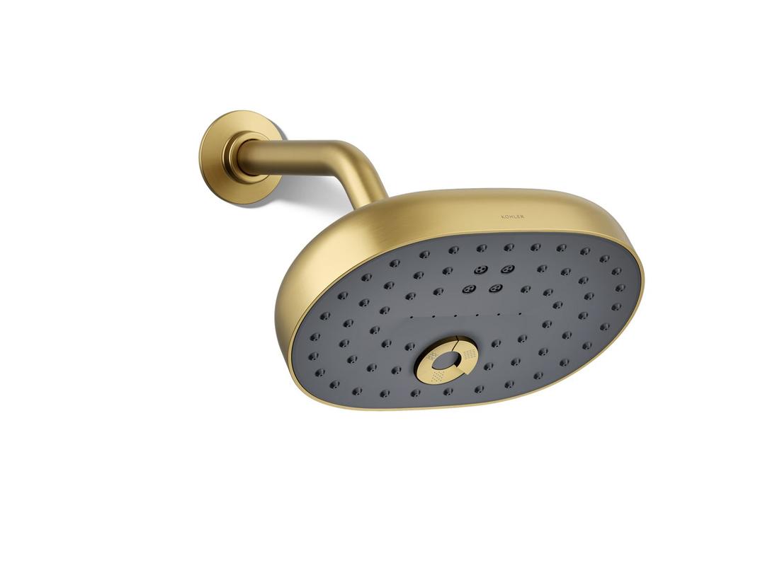 Kohler | Statement | Rainshower Shower Head - Vibrant Brushed Moderne Brass by Kohler