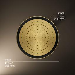 Kohler | Statement | Rainshower Shower Head - Vibrant Brushed Moderne Brass - image 3