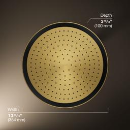 Kohler | Statement | Rainshower Shower Head - Vibrant Brushed Moderne Brass - image 3